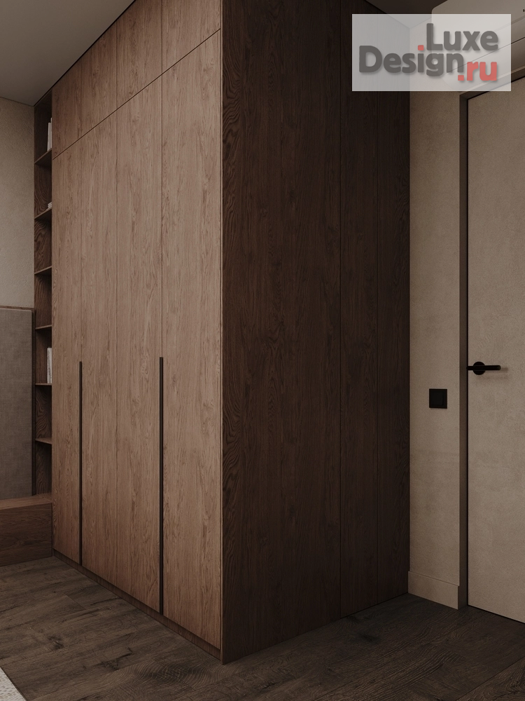 Дизайн интерьера трехкомнатной квартиры "Евродвушка в балийском стиле г. Краснодар" (фото 37)