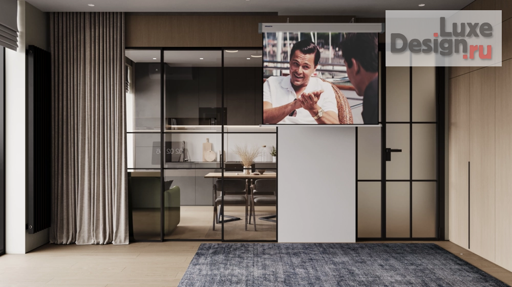 Дизайн интерьера однокомнатной квартиры "ЖК Сказка г. Москва" (фото 1)