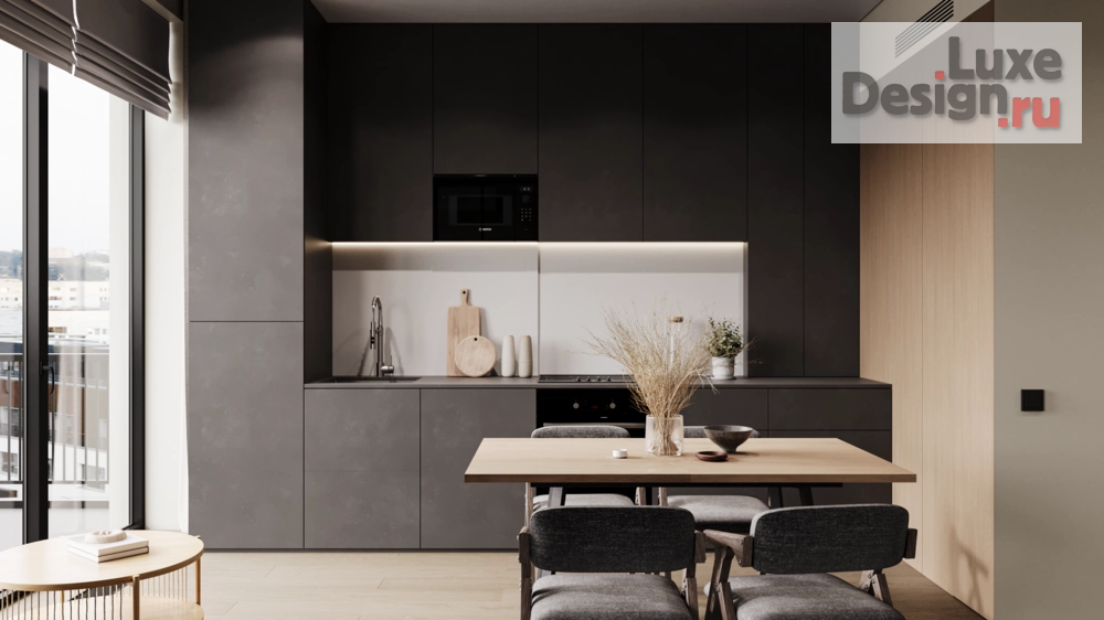 Дизайн интерьера однокомнатной квартиры "ЖК Сказка г. Москва" (фото 2)