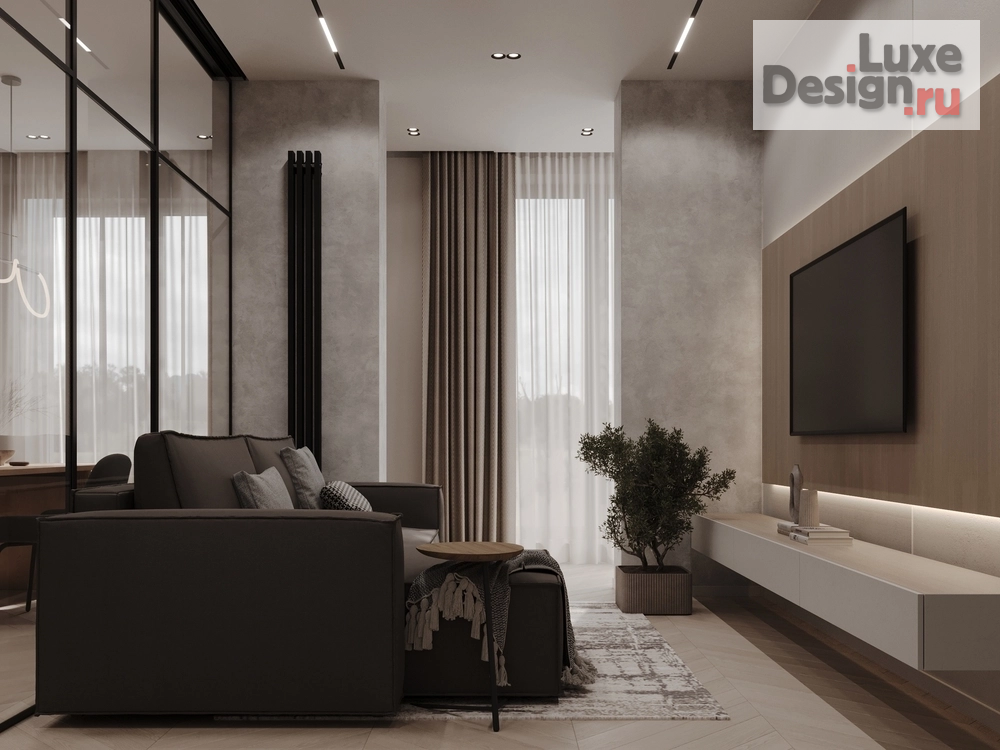 Дизайн интерьера трехкомнатной квартиры "ЖК Левобережный " (фото 8)