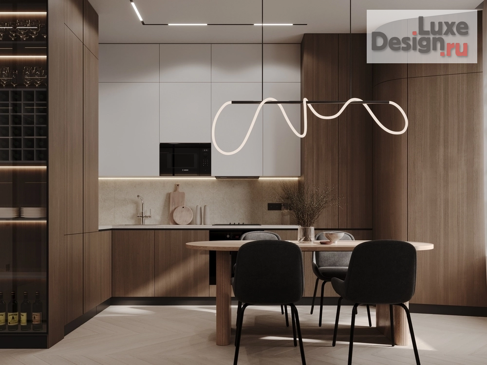 Дизайн интерьера трехкомнатной квартиры "ЖК Левобережный " (фото 9)