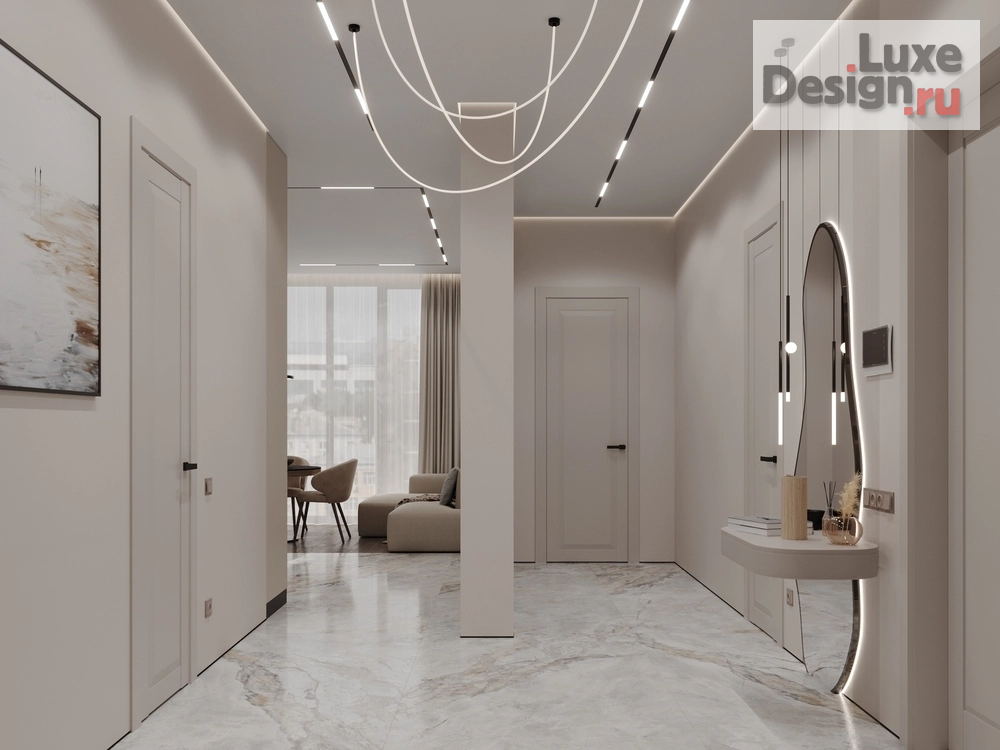 Дизайн интерьера трехкомнатной квартиры "ЖК Царское село г. Ростов-на-Дону" (фото 17)