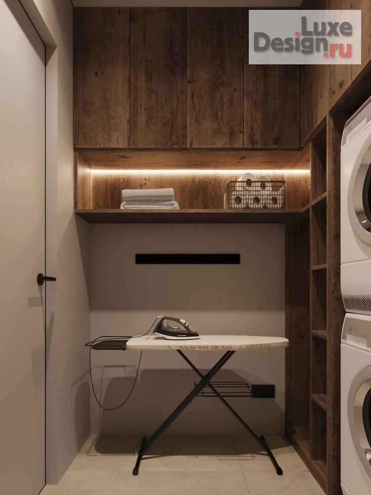 Дизайн интерьера трехкомнатной квартиры "Евродвушка в балийском стиле г. Краснодар" (фото 26)