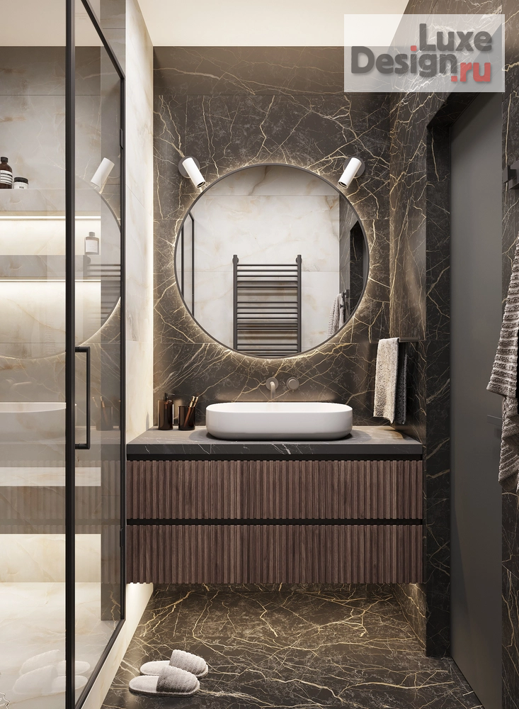 Дизайн интерьера трехкомнатной квартиры "ЖК Западная Резиденция. 3-х комнатная квартира." (фото 32)