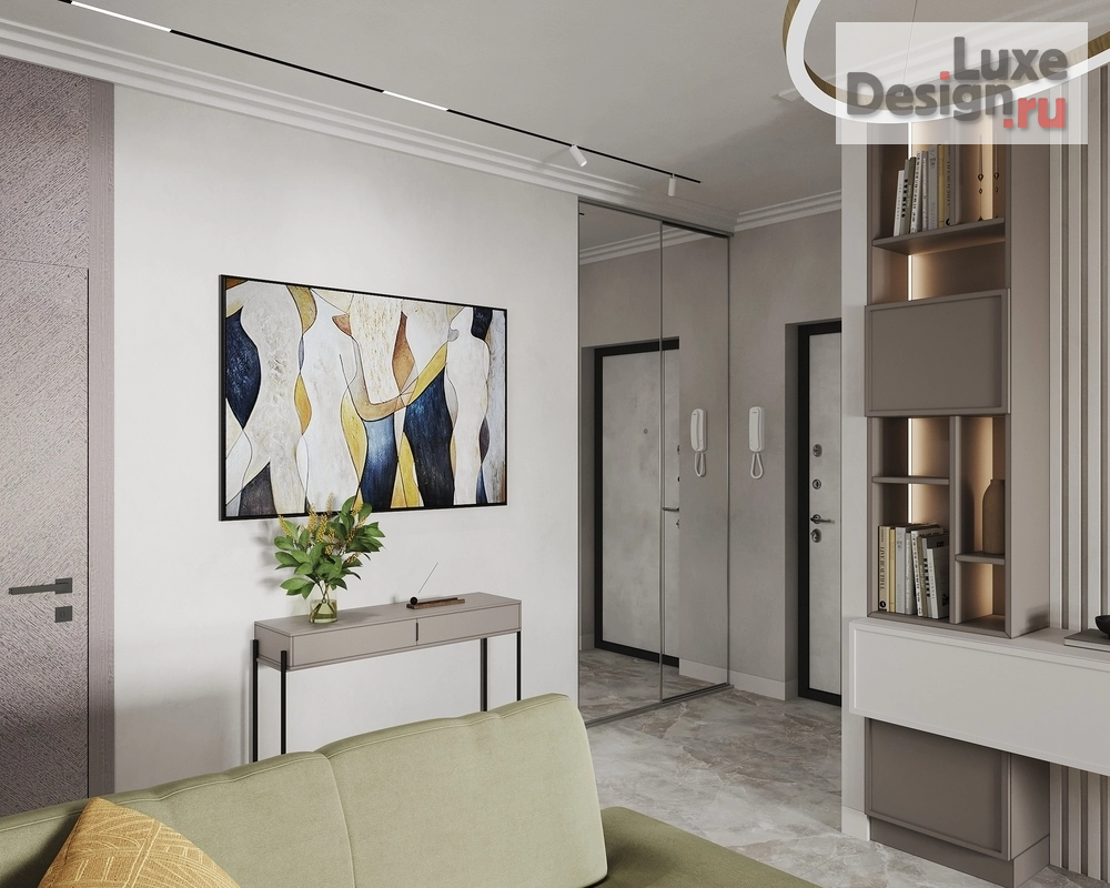 Дизайн интерьера трехкомнатной квартиры "ЖК Западная Резиденция. 3-х комнатная квартира." (фото 3)