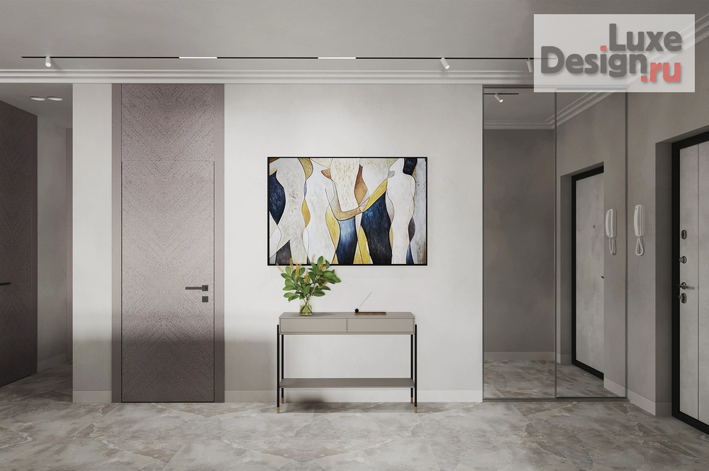 Дизайн интерьера трехкомнатной квартиры "ЖК Западная Резиденция. 3-х комнатная квартира." (фото 4)