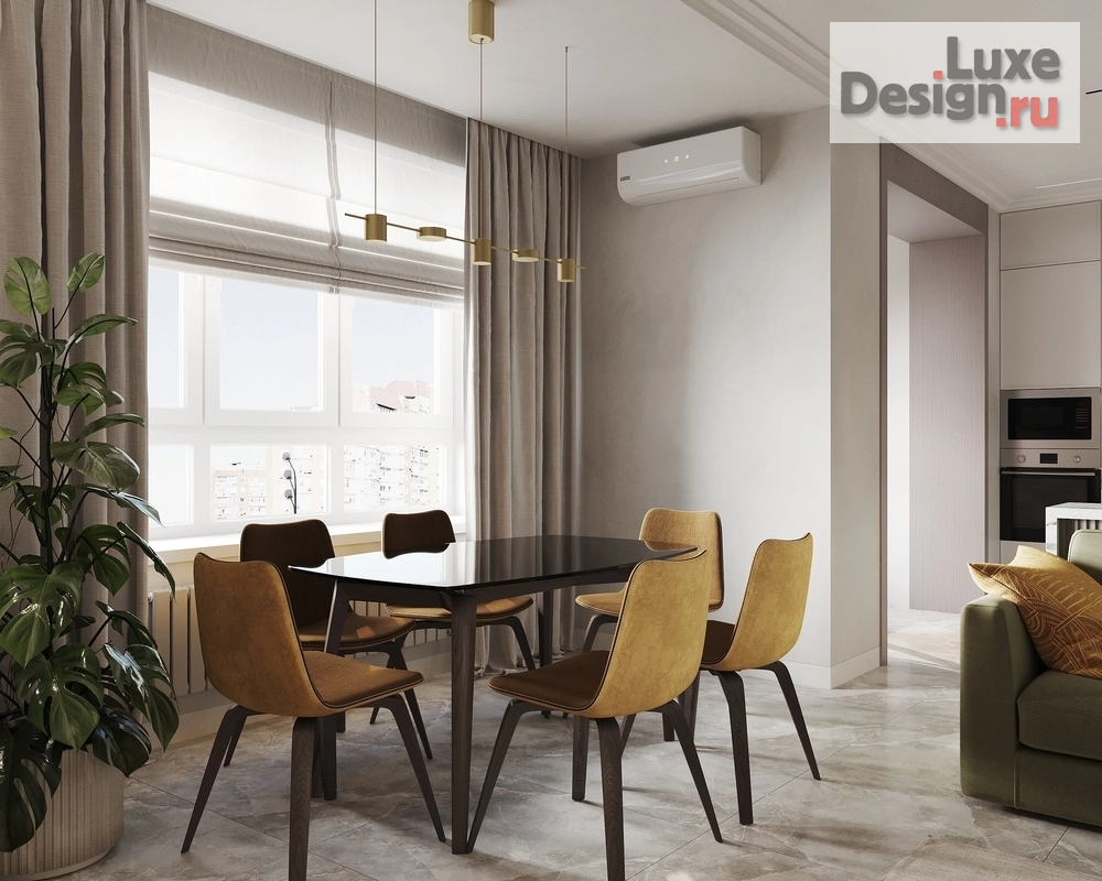 Дизайн интерьера трехкомнатной квартиры "ЖК Западная Резиденция. 3-х комнатная квартира." (фото 9)