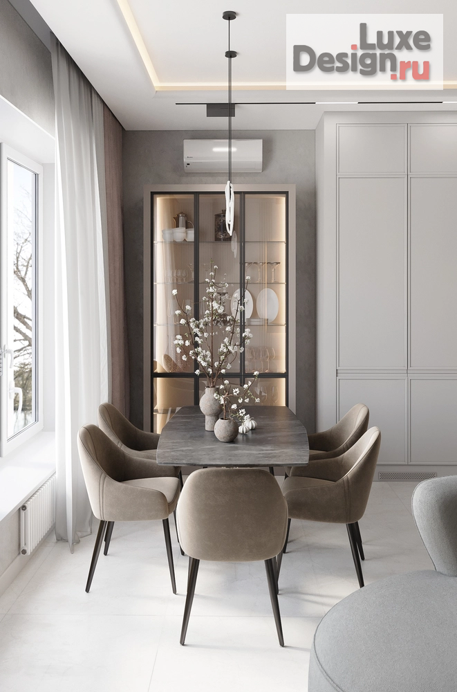 Дизайн интерьера частного дома "Лаконичный дом в светлых тонах." (фото 6)