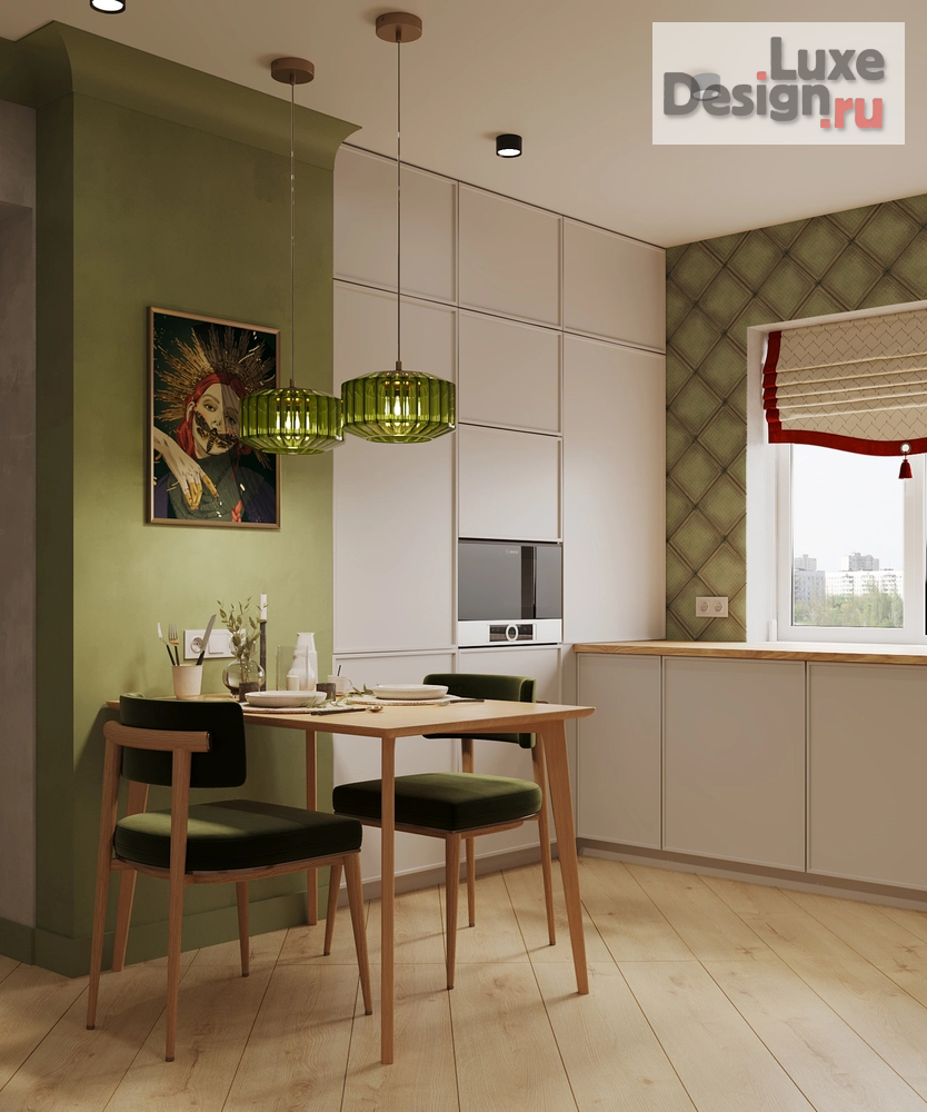 Дизайн интерьера частного дома "Дизайн интерьера кухни частного дома " (фото 3)