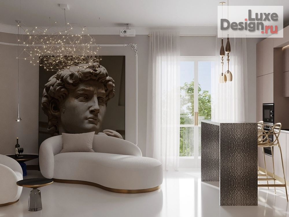 Дизайн интерьера трехкомнатной квартиры "Sunshine & David" (фото 1)