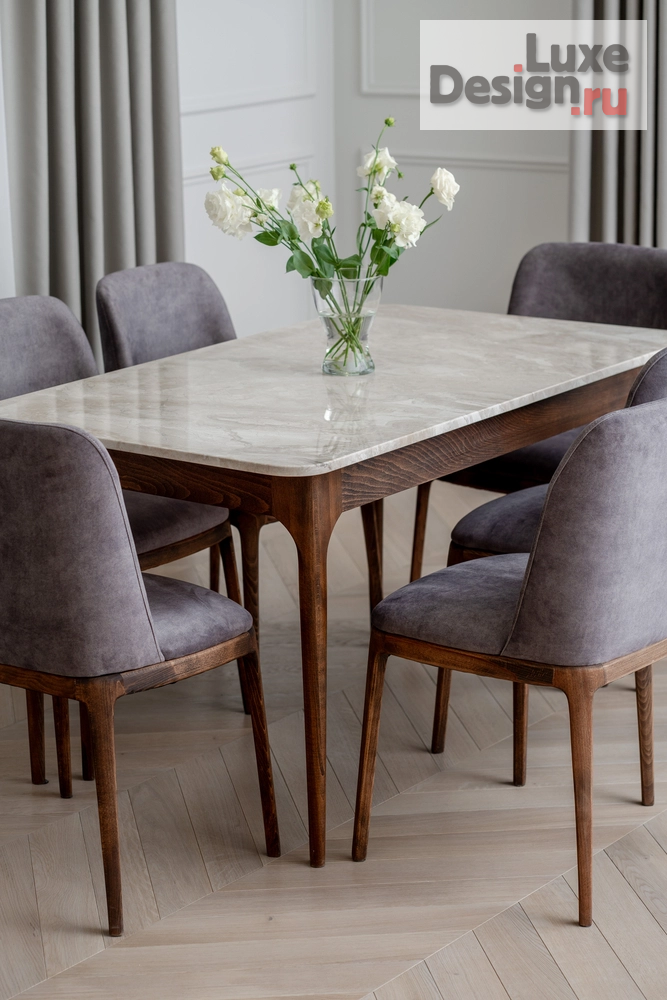 Дизайн интерьера частного дома ""Ода изяществу и красоте" неоклассического стиля" (фото 9)