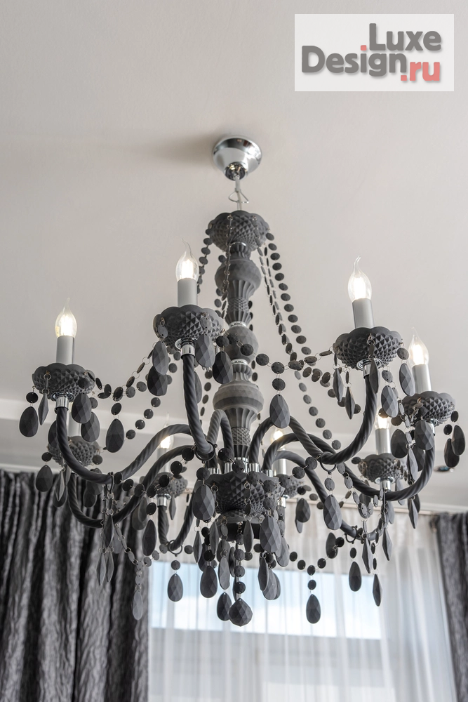 Дизайн интерьера спальни "Серебро графита" (фото 6)