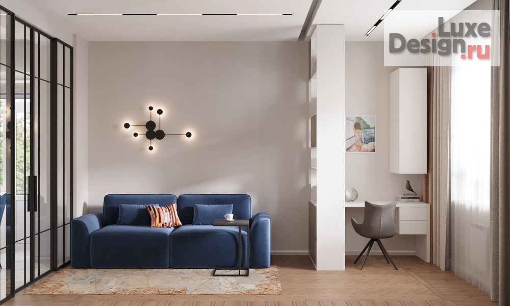 Дизайн интерьера трехкомнатной квартиры "Ода весне" (фото 1)