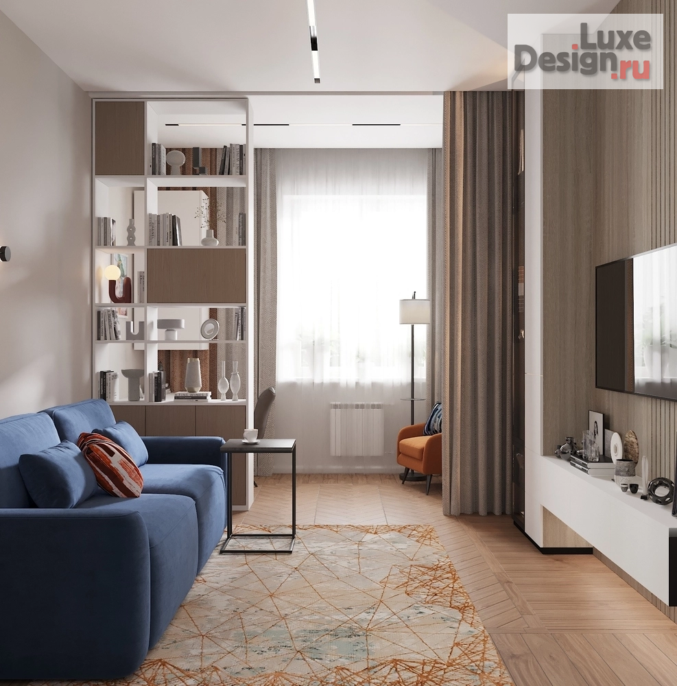 Дизайн интерьера трехкомнатной квартиры "Ода весне" (фото 2)