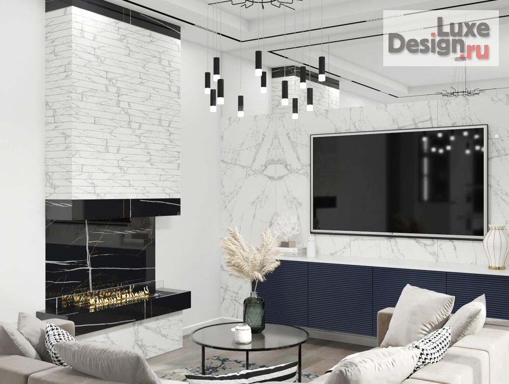 Дизайн интерьера частного дома "Сквер" (фото 2)