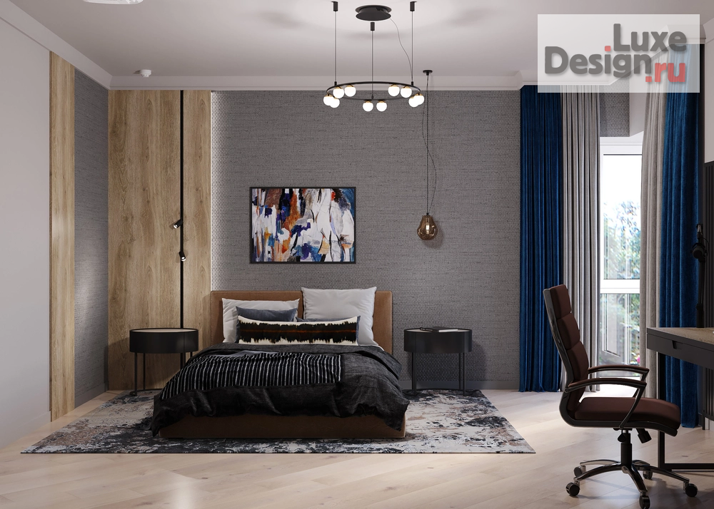 Дизайн интерьера спальни "Летние сумерки" (фото 1)