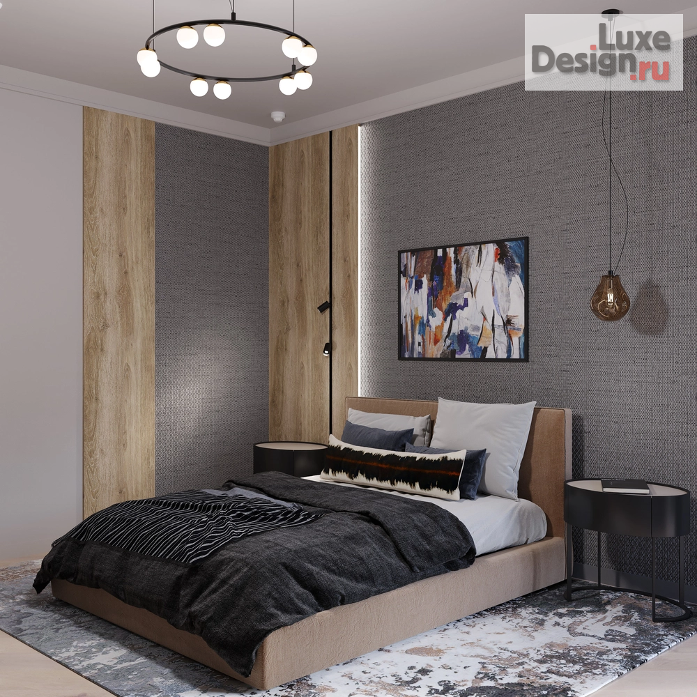 Дизайн интерьера спальни "Летние сумерки" (фото 4)