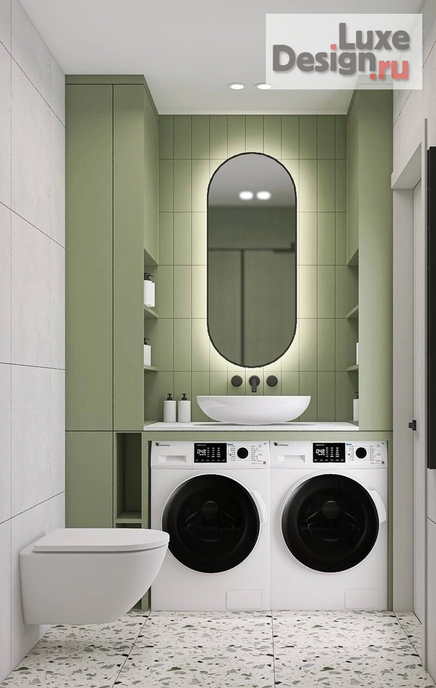 Дизайн интерьера комнаты "Проект санузла в ЖК Линии" (фото 1)