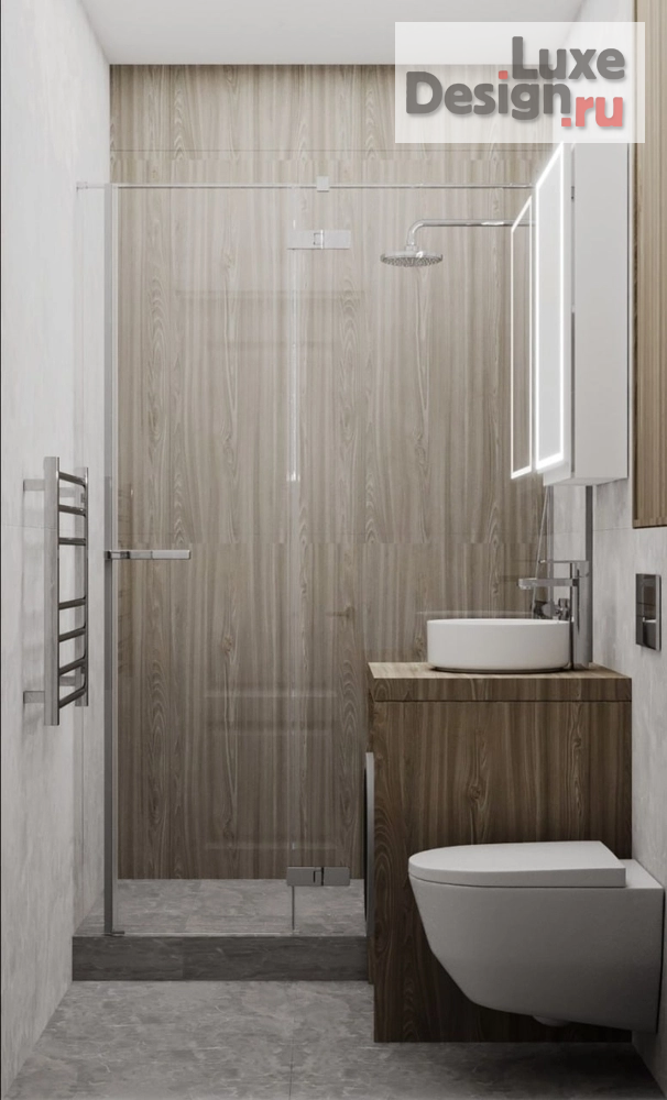 Дизайн интерьера однокомнатной квартиры "ЖК Грин парк проект квартиры-студии" (фото 11)