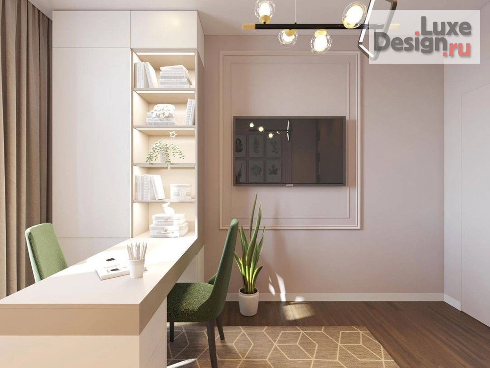 Дизайн интерьера трехкомнатной квартиры "ЖК Рубин" (фото 5)