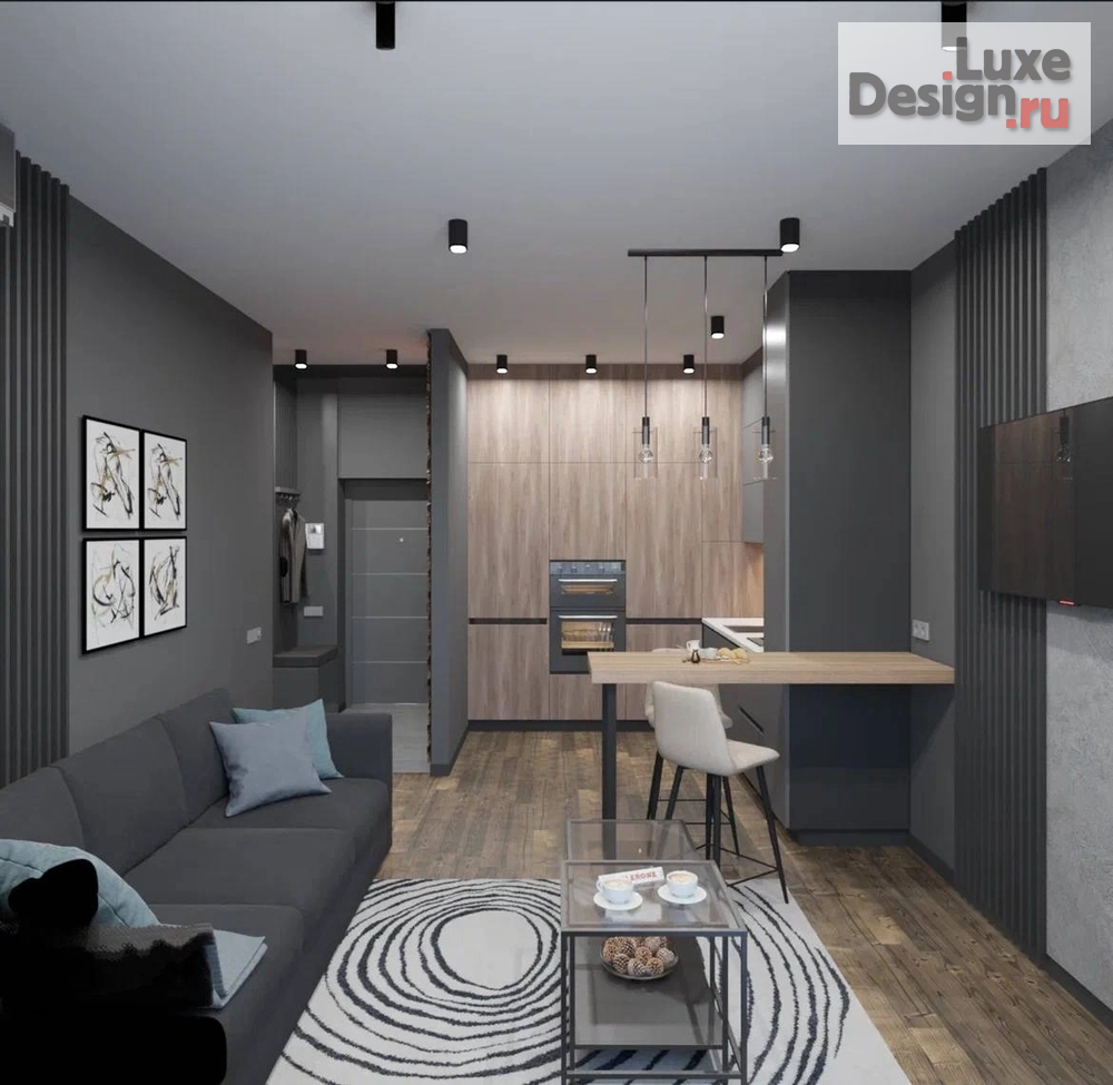 Дизайн интерьера двухкомнатной квартиры "ЖК Свобода" (фото 6)