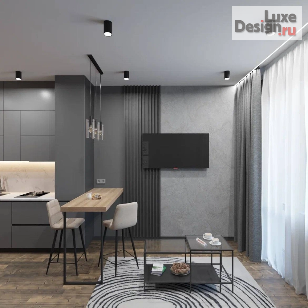 Дизайн интерьера двухкомнатной квартиры "ЖК Свобода" (фото 4)