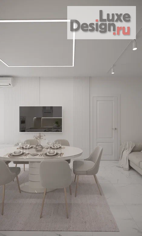 Дизайн интерьера двухкомнатной квартиры "ЖК Комсомольский" (фото 2)