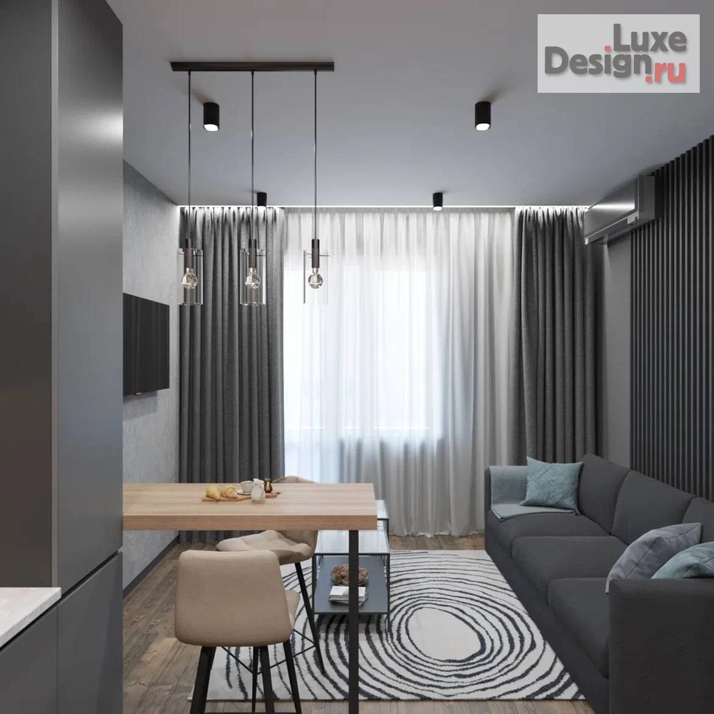 Дизайн интерьера двухкомнатной квартиры "ЖК Свобода" (фото 7)