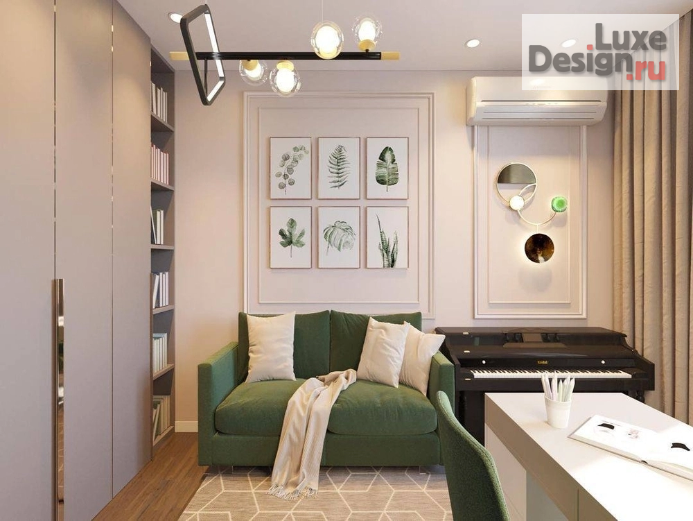 Дизайн интерьера трехкомнатной квартиры "ЖК Рубин" (фото 7)