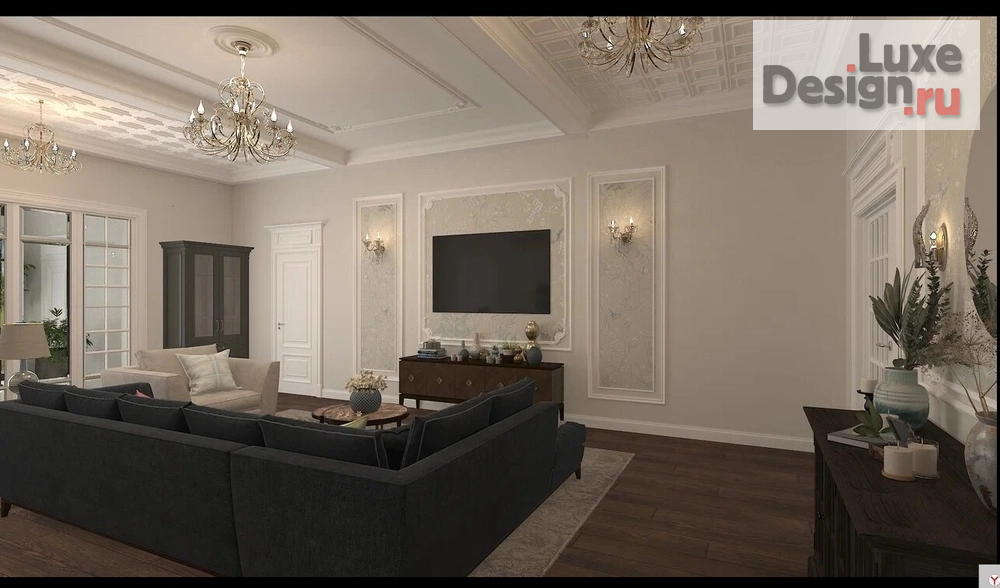 Дизайн интерьера частного дома "Проектум студия дизайн интерьера" (фото 2)