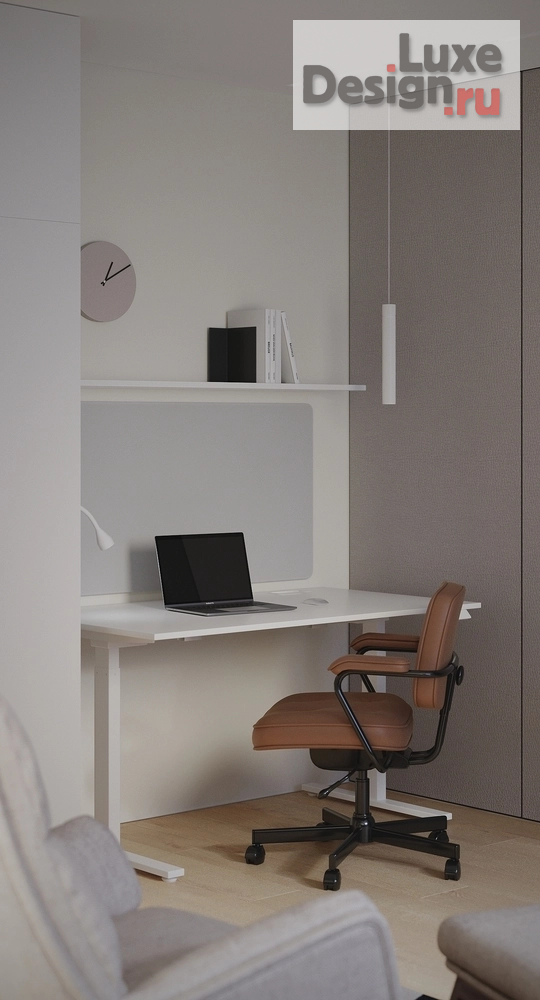 Дизайн интерьера однокомнатной квартиры "Березки" (фото 2)