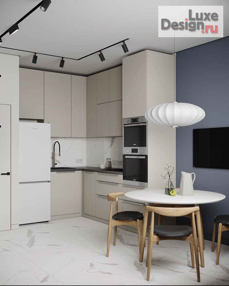 Дизайн интерьера двухкомнатной квартиры "ЖК Манхеттен" (фото 6)