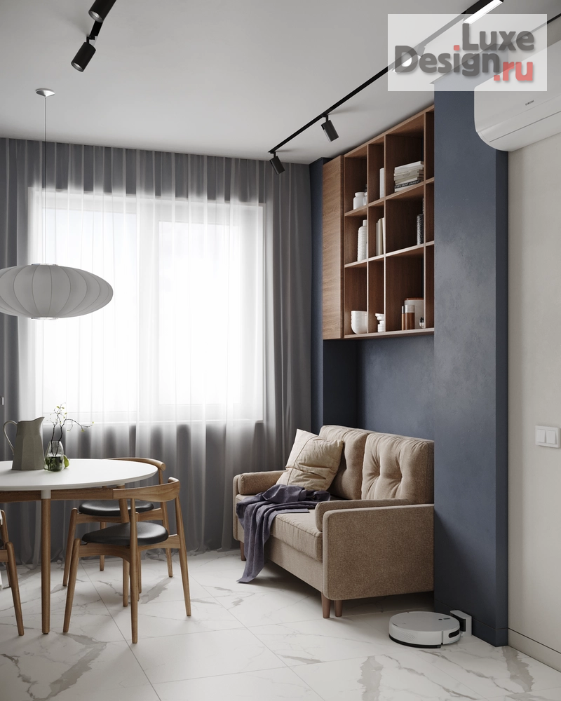 Дизайн интерьера двухкомнатной квартиры "ЖК Манхеттен" (фото 5)
