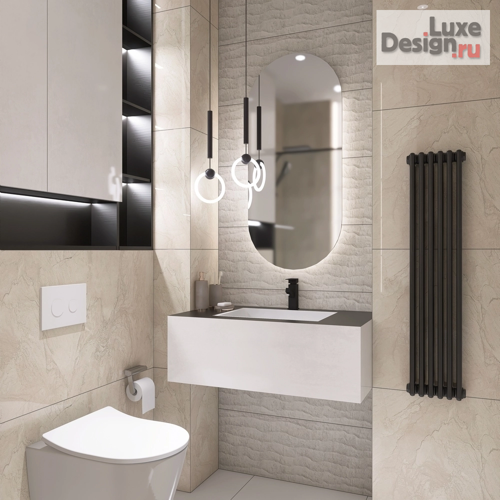 Дизайн интерьера двухкомнатной квартиры "ЖК Сердце Ростова" (фото 14)