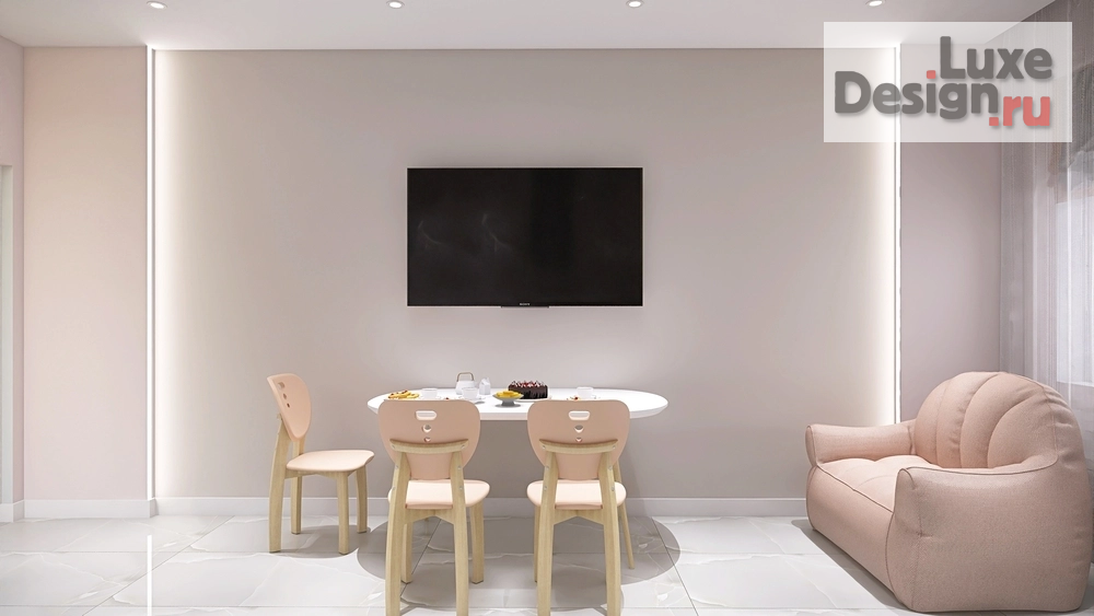 Дизайн интерьера двухкомнатной квартиры "ЖК Сердце Ростова" (фото 17)