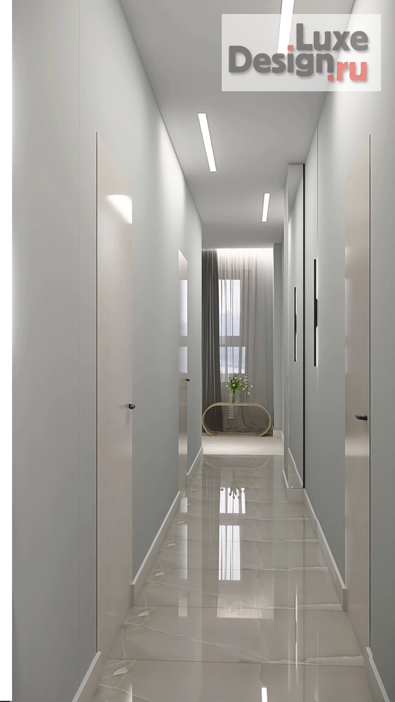 Дизайн интерьера двухкомнатной квартиры "ЖК Сердце Ростова" (фото 4)