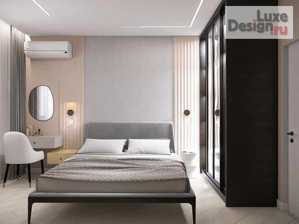 Дизайн интерьера двухкомнатной квартиры "ЖК Сердце Ростова" (фото 9)