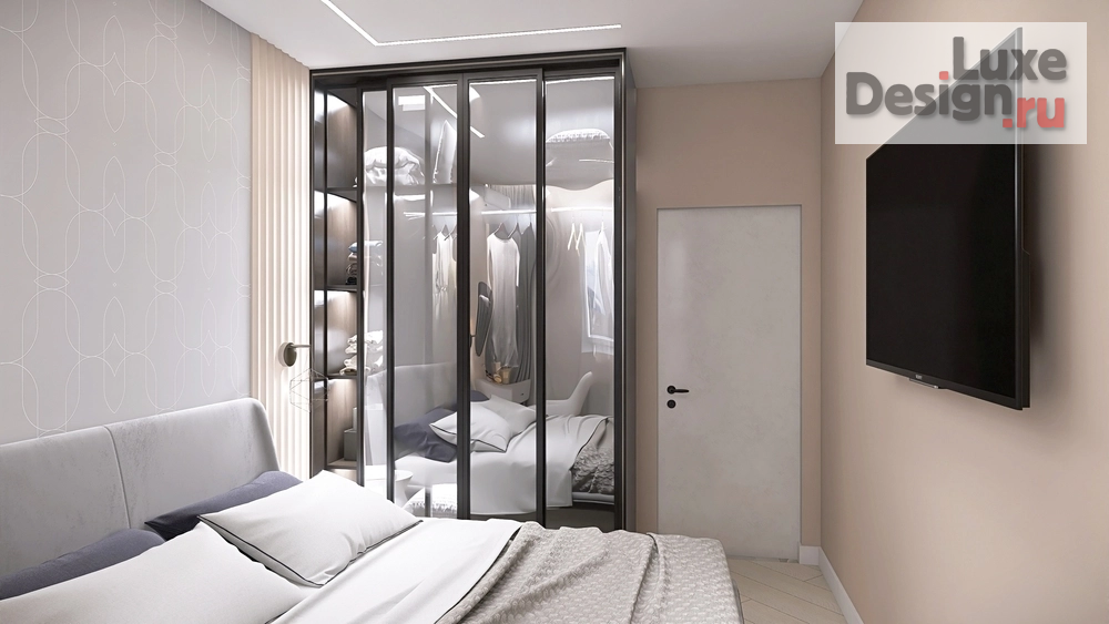 Дизайн интерьера двухкомнатной квартиры "ЖК Сердце Ростова" (фото 10)