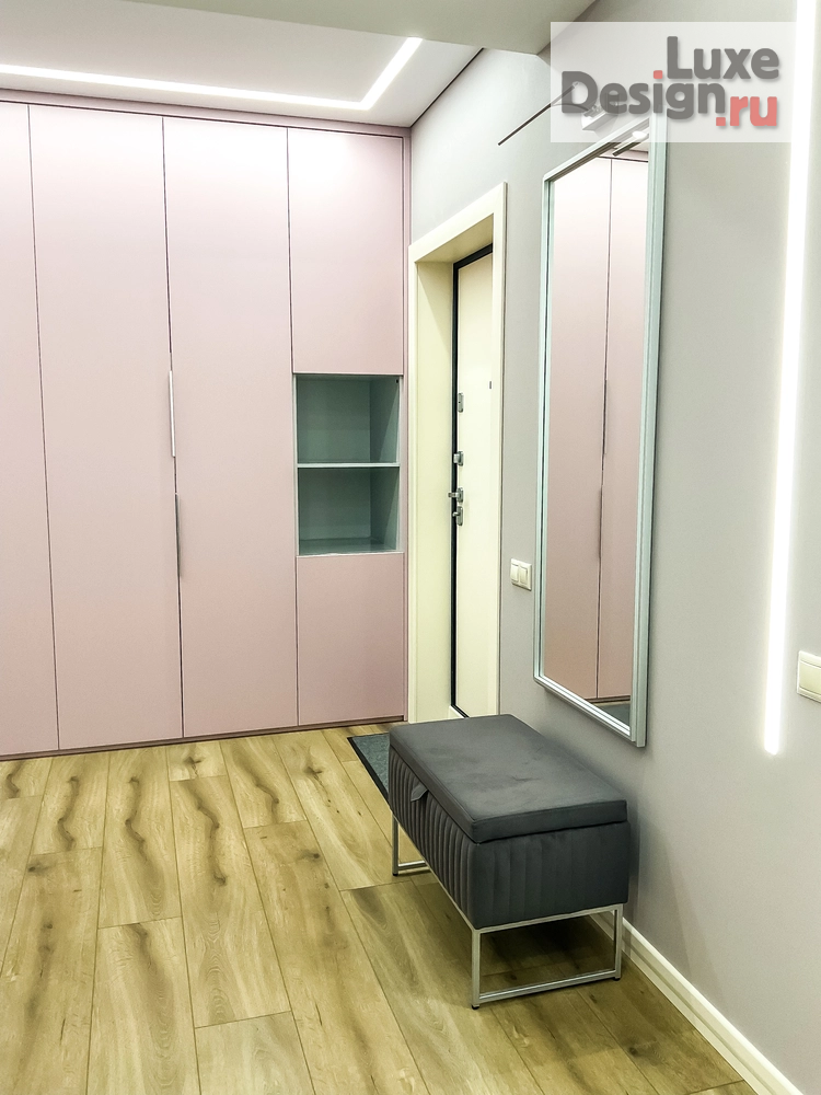 Дизайн интерьера двухкомнатной квартиры "ЖК Сиреневый квартал " (фото 2)