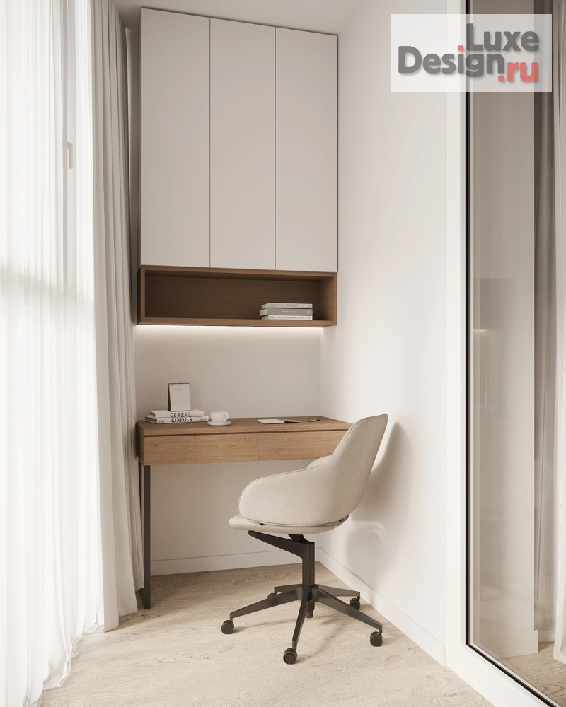 Дизайн интерьера двухкомнатной квартиры "ЖК Самолет" (фото 8)