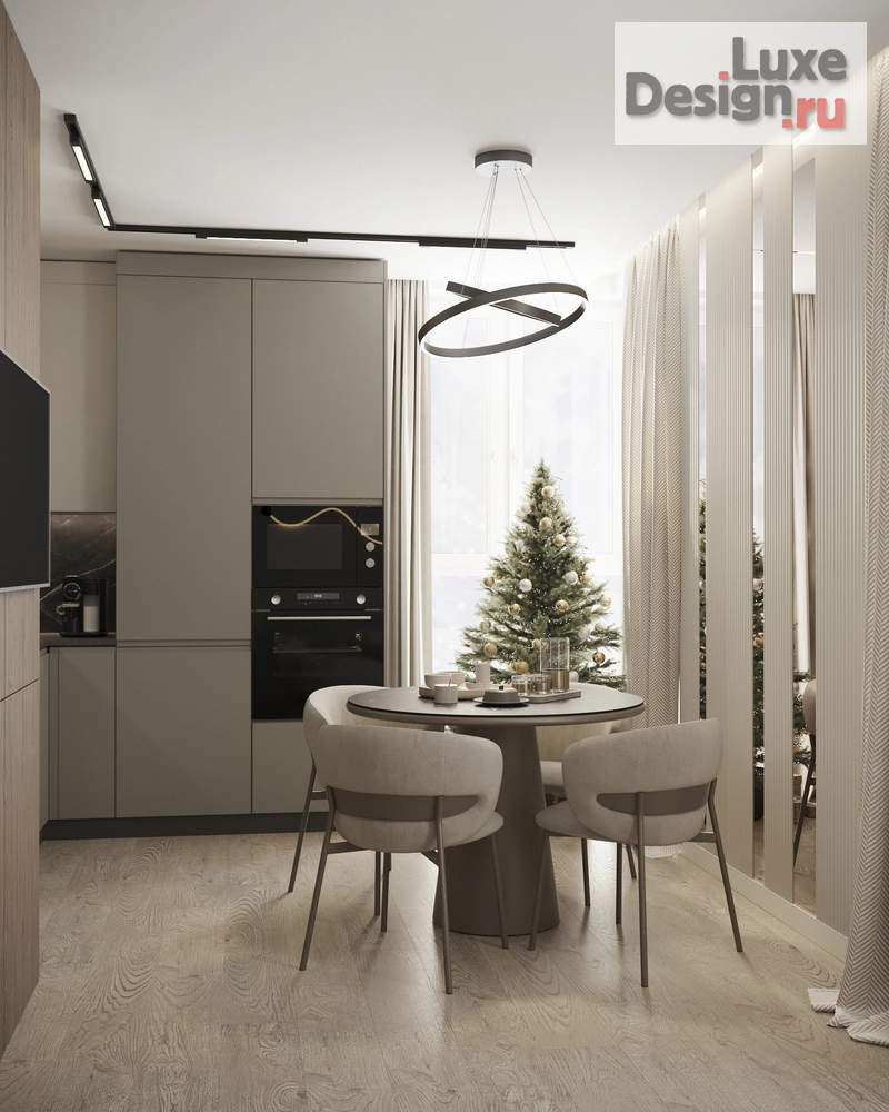 Дизайн интерьера двухкомнатной квартиры "ЖК Самолет" (фото 9)