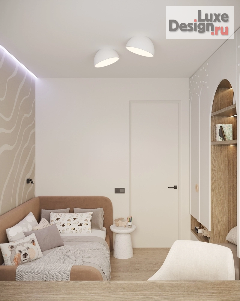 Дизайн интерьера двухкомнатной квартиры "ЖК Самолет" (фото 22)