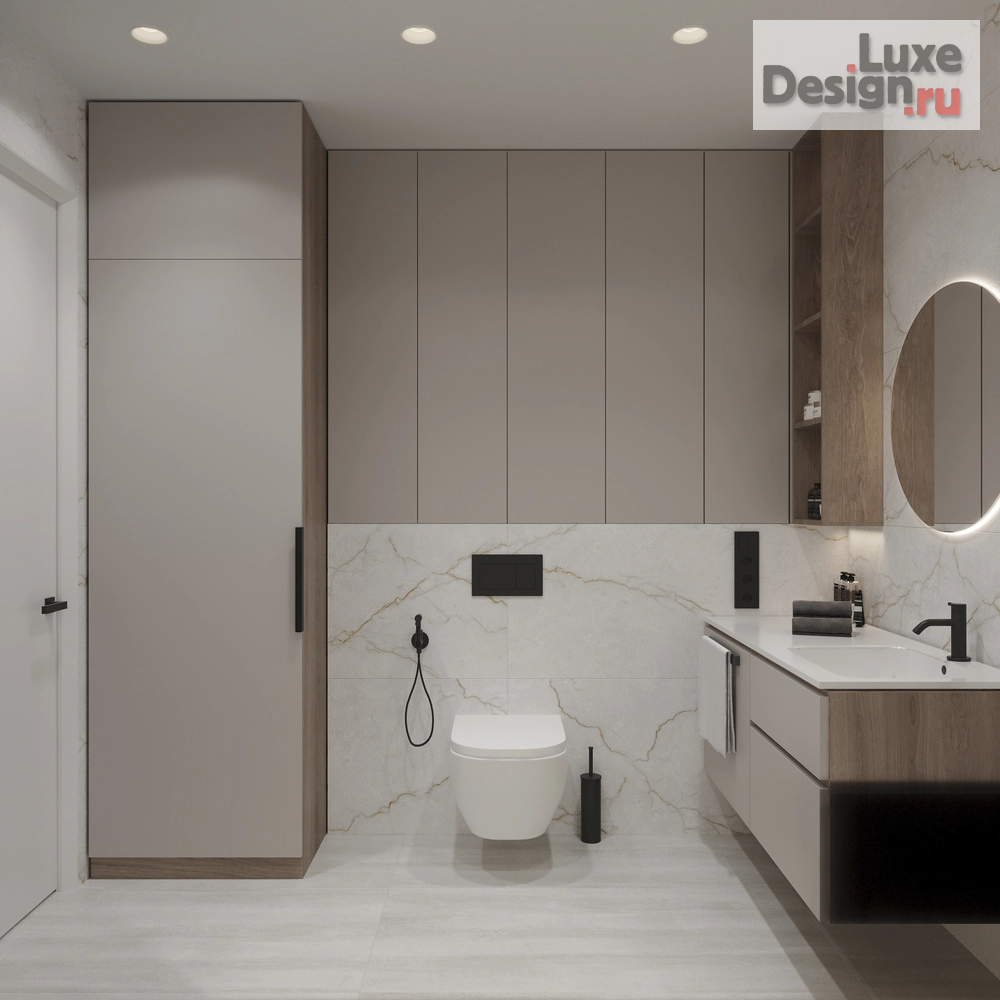 Дизайн интерьера двухкомнатной квартиры "ЖК Самолет" (фото 26)