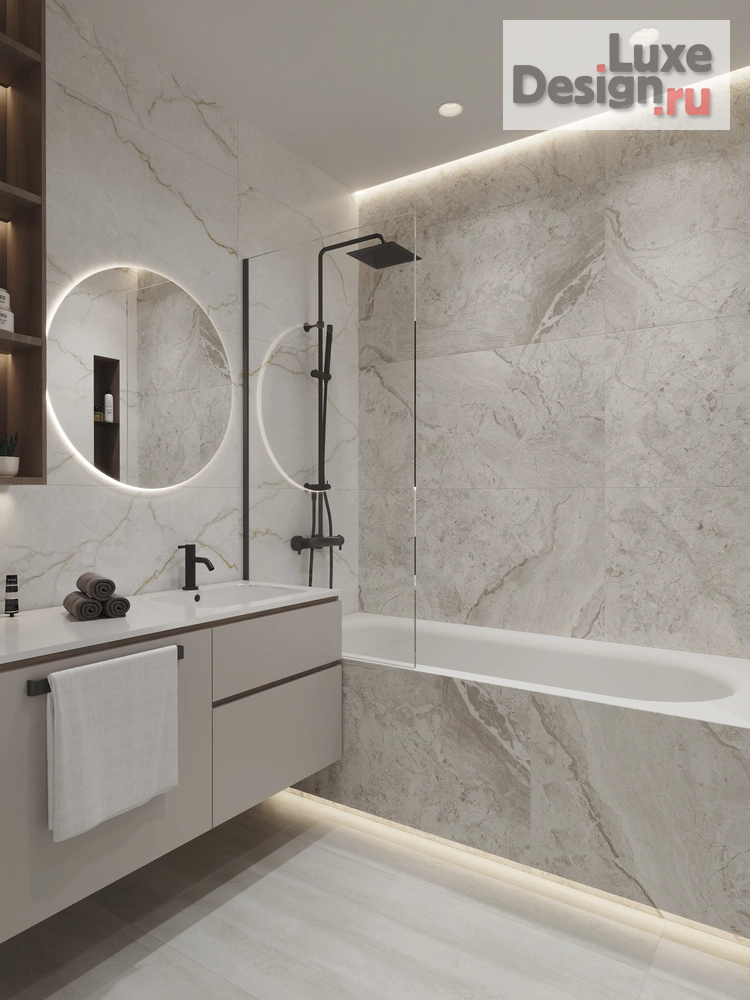 Дизайн интерьера двухкомнатной квартиры "ЖК Самолет" (фото 28)