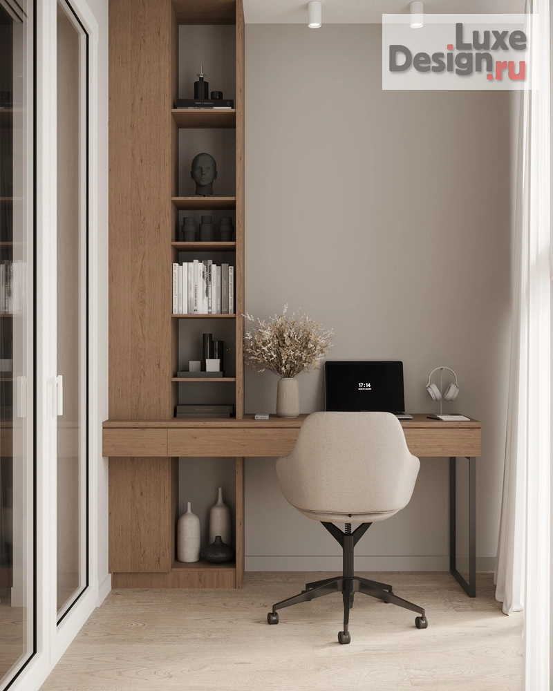 Дизайн интерьера двухкомнатной квартиры "ЖК Самолет" (фото 7)