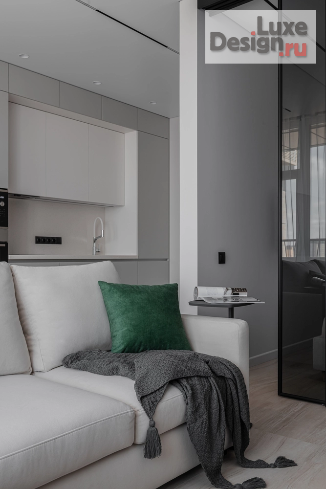 Дизайн интерьера однокомнатной квартиры "ЖК Пушкин" (фото 10)