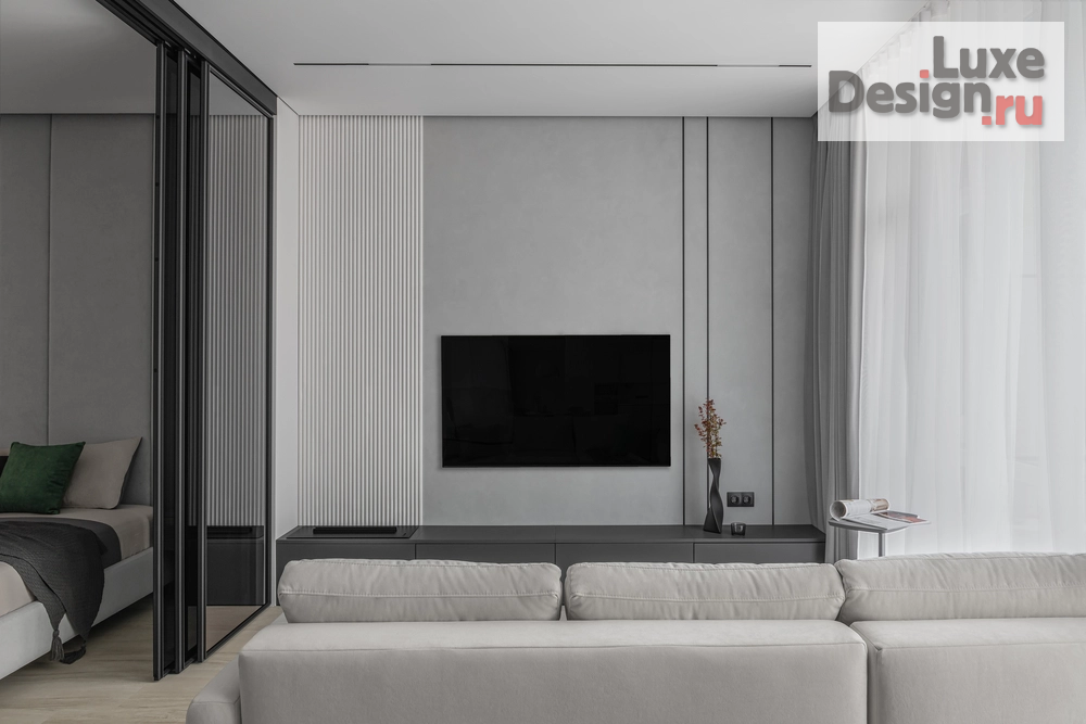 Дизайн интерьера однокомнатной квартиры "ЖК Пушкин" (фото 1)