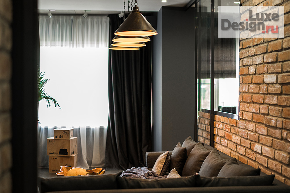 Дизайн интерьера квартиры "Квартира в стиле лофт 160 кв.м." (фото 2)