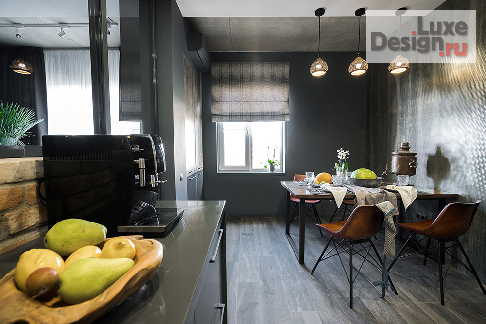 Дизайн интерьера квартиры "Квартира в стиле лофт 160 кв.м." (фото 14)