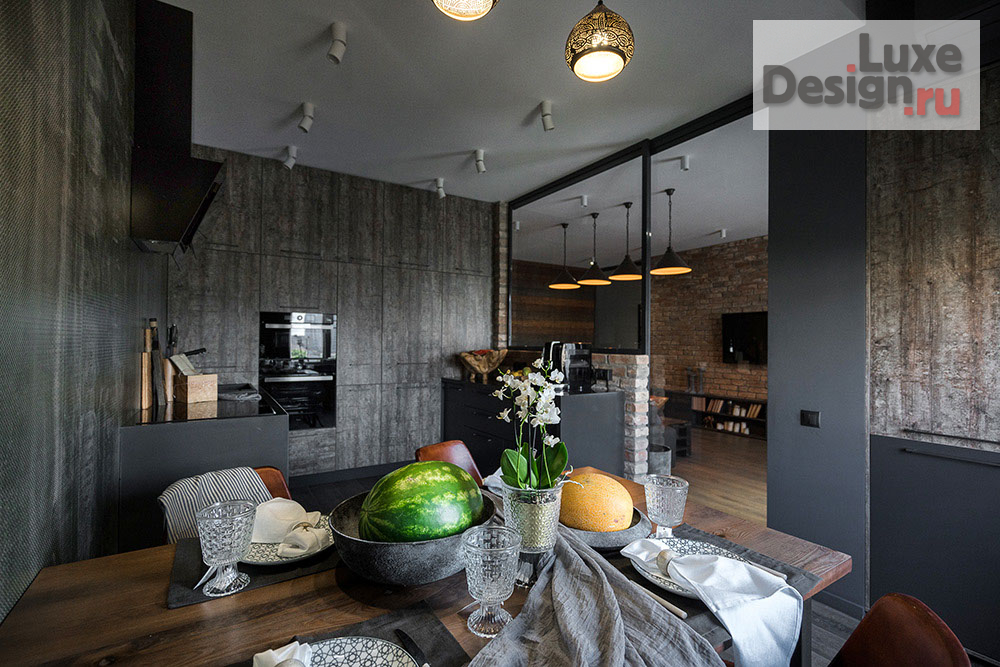 Дизайн интерьера квартиры "Квартира в стиле лофт 160 кв.м." (фото 17)